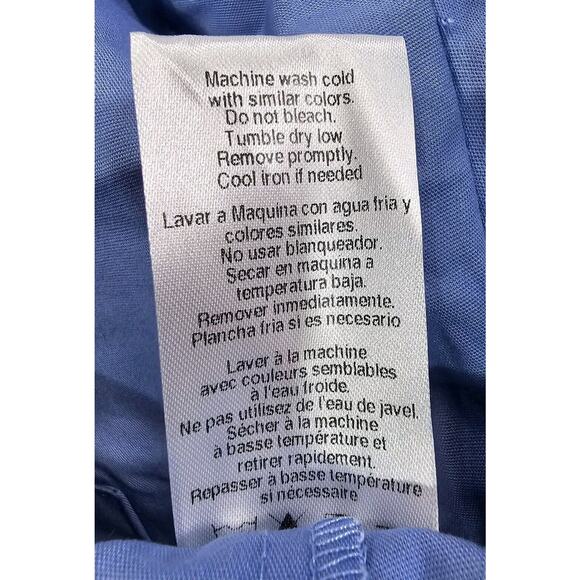 Code Happy Bliss Certainty Mid Rise Flare Drawstring Blue Scrub Pants WOMENS XL - Picture 7 of 11